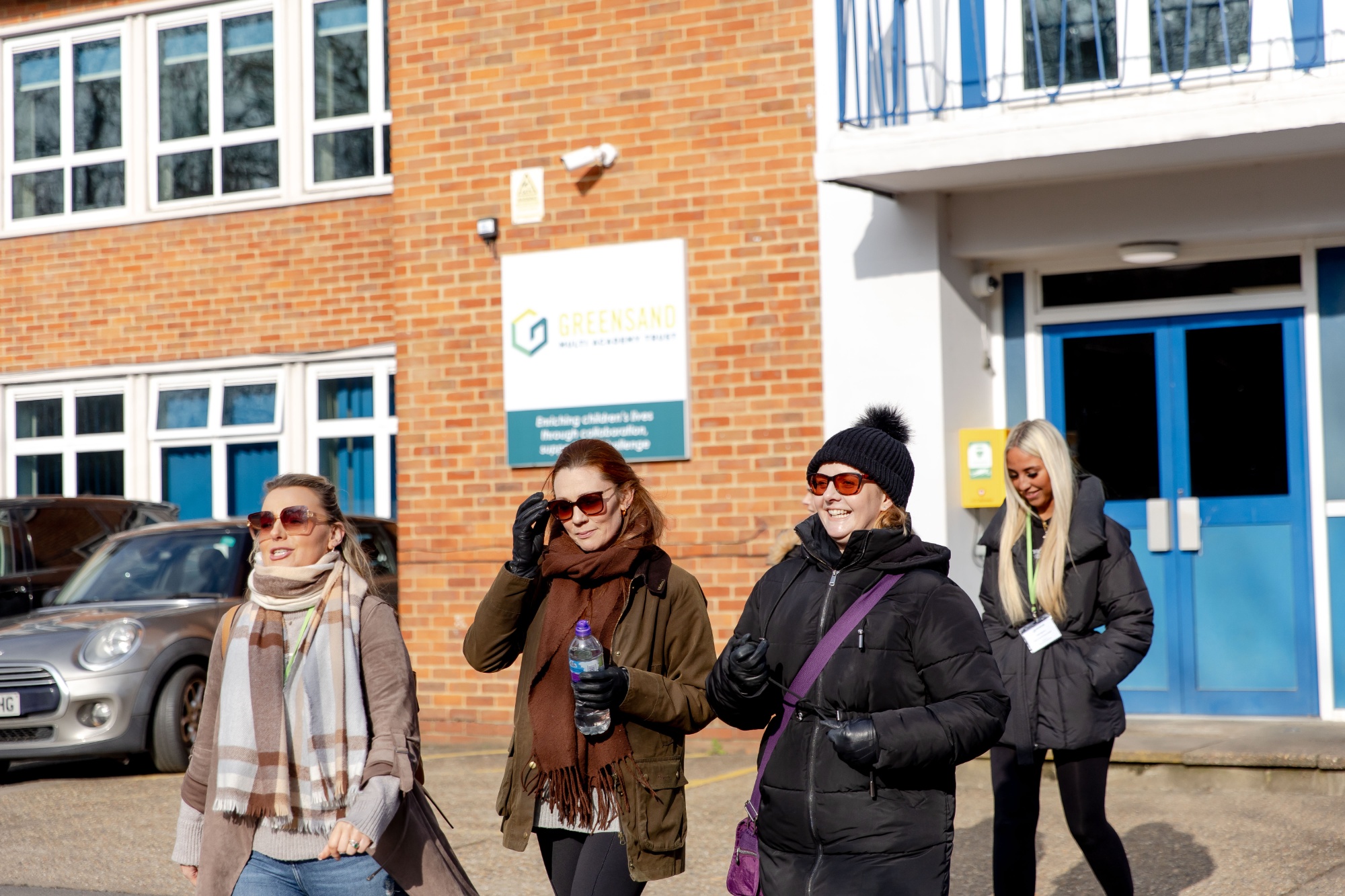 Greensand staff  outside the Collaboration Day venue