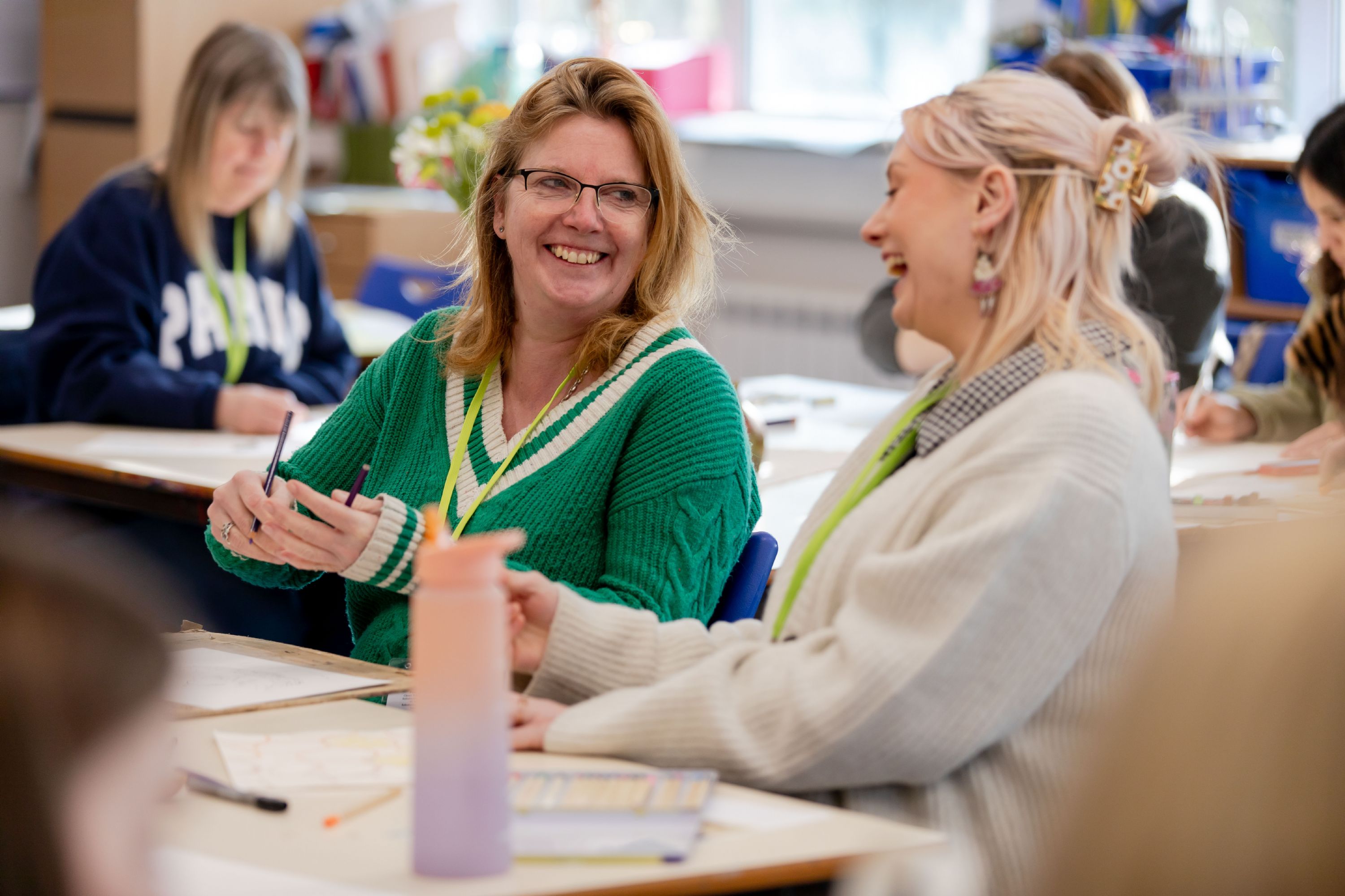 Staff enjoying a workshop at the Greensand Collaboration Day