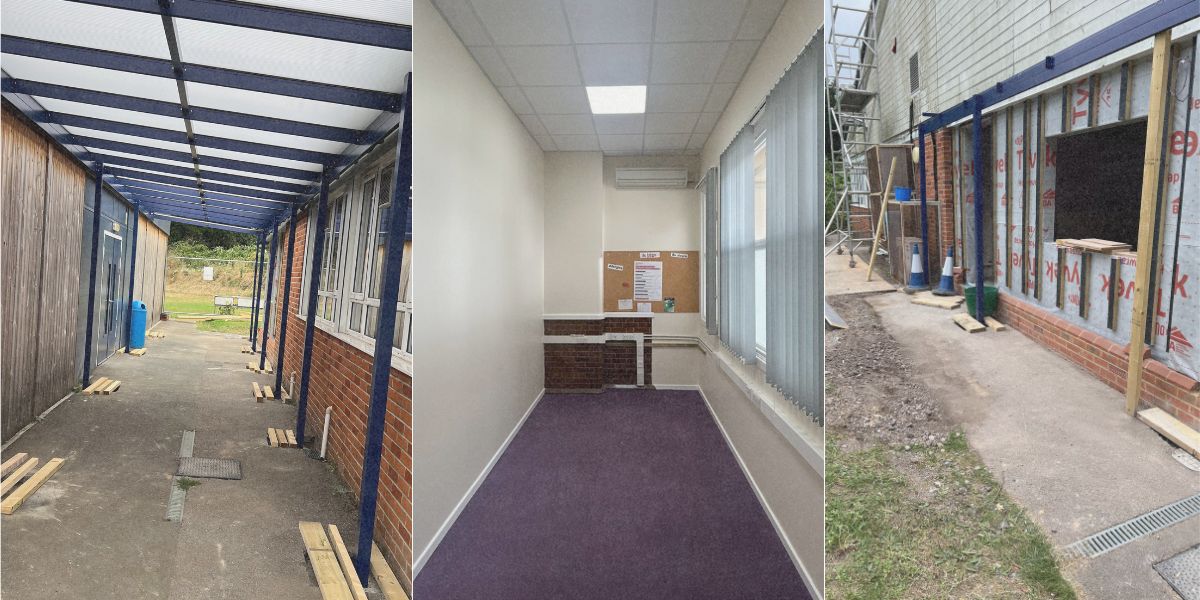 Site Works in Reigate School