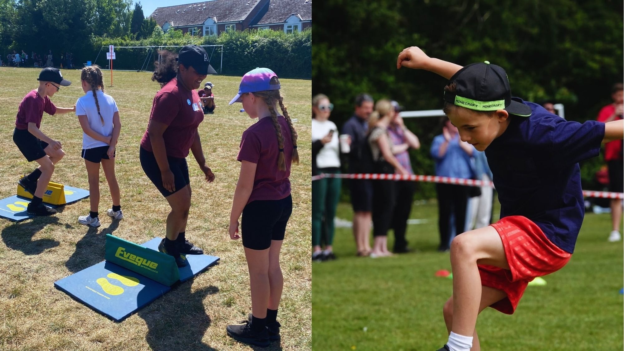 Children participating at Sports Day
