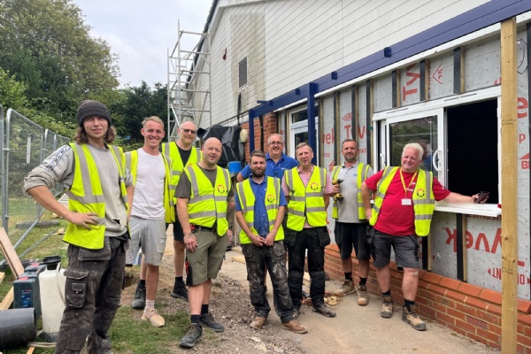 Photo of Greensand Estates Team working during the summer break