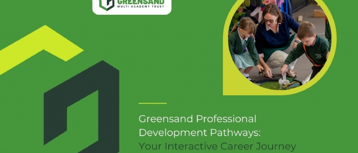 Photo of Greensand staff with pupils